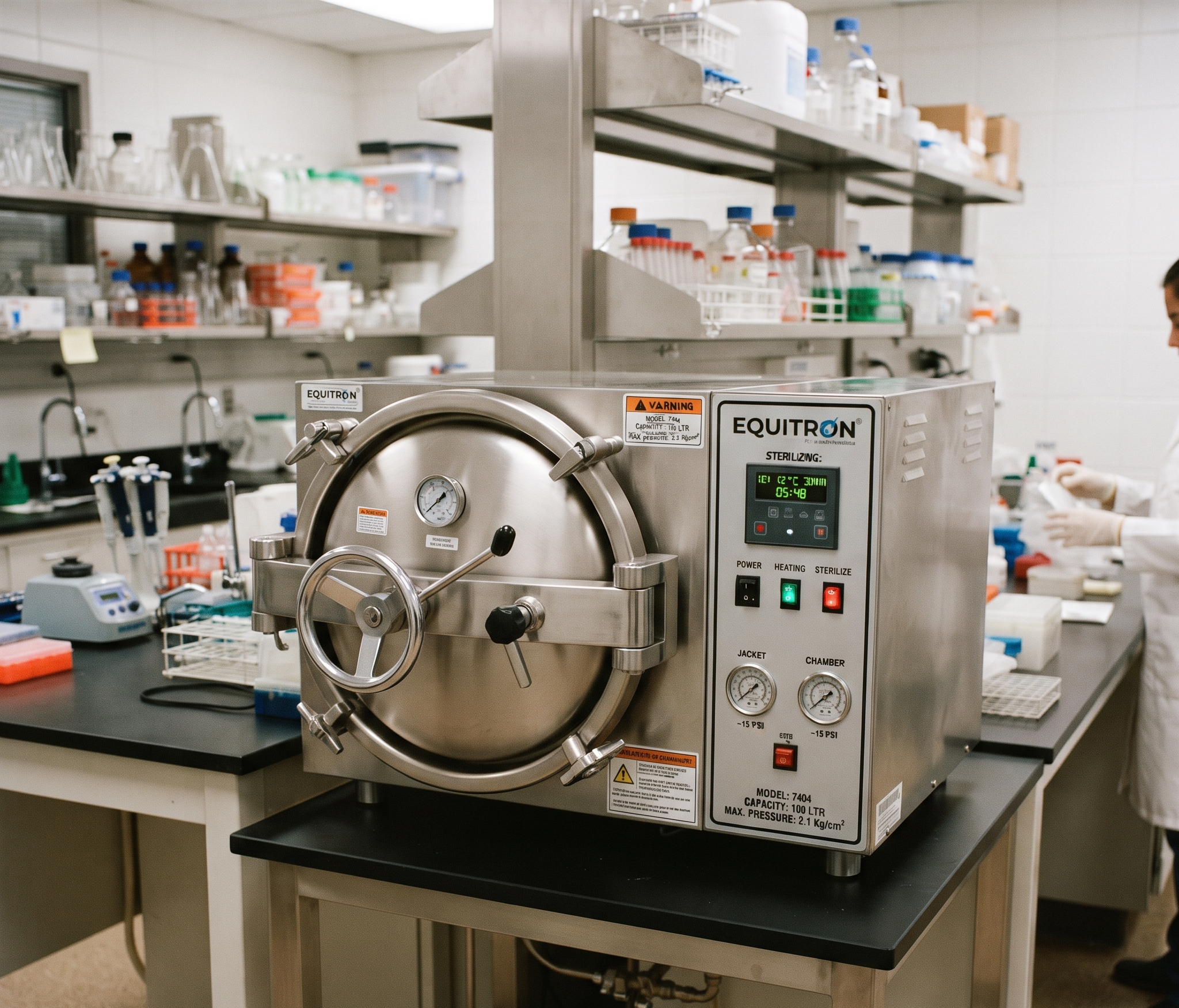 Equitron Horizontal Autoclave